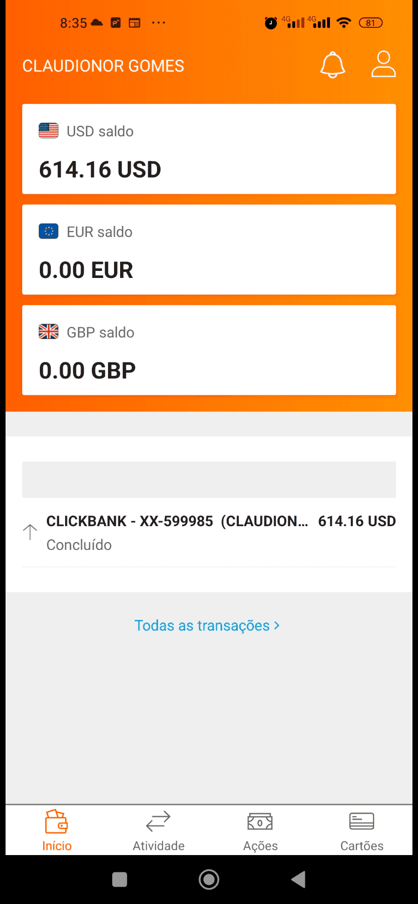 Depoimento Claudionor